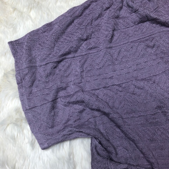 Anthropologie Moth Purple Tie Front Kimono - Picture 4 of 7